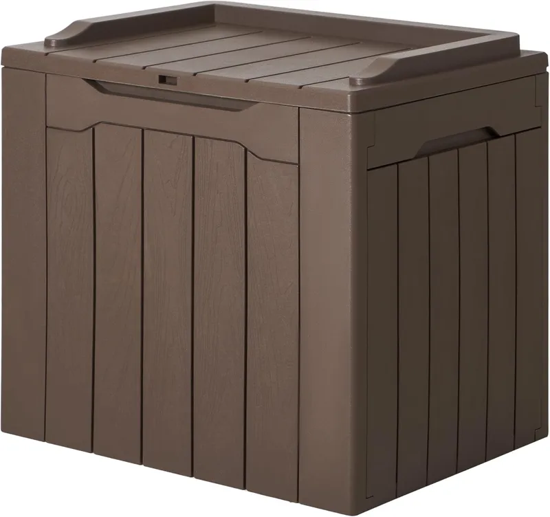 JUMMICO 31 Gallon Resin Deck Box
