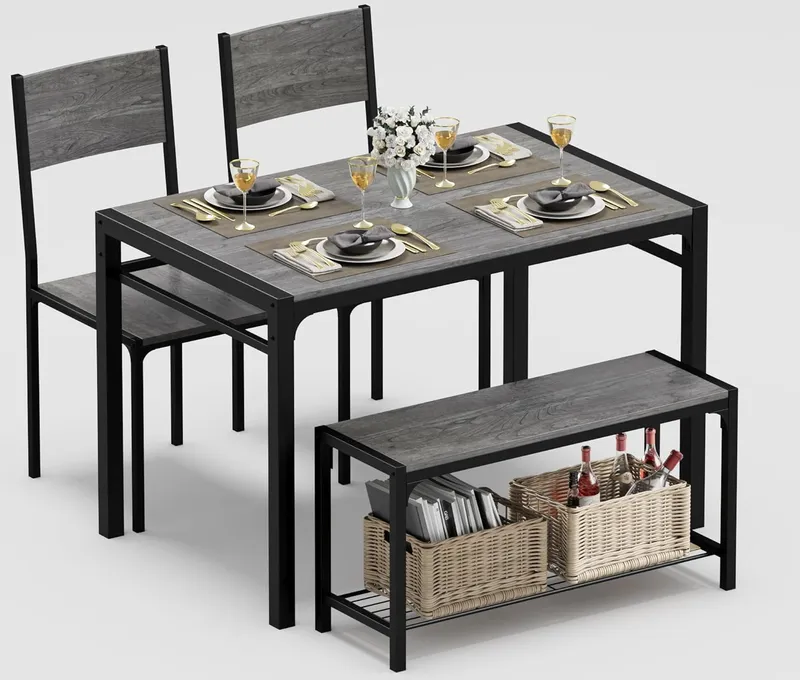 JUMMICO Dining Table Set for 4