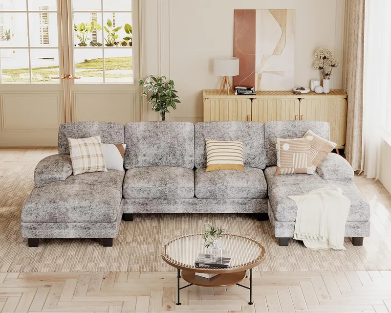 JUMMICO Sectional Couches for Living Room